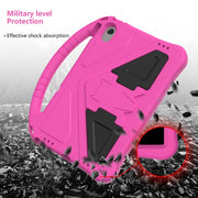 For Lenovo Tab M10 Plus 10.6 3rd Gen TB125FU 2022 EVA Shockproof Tablet Case with Holder(Rose Red)