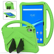 For Lenovo Tab M10 Plus 10.6 3rd Gen TB125FU 2022 EVA Shockproof Tablet Case with Holder(Green)
