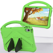 For Lenovo Tab M10 Plus 10.6 3rd Gen TB125FU 2022 EVA Shockproof Tablet Case with Holder(Green)