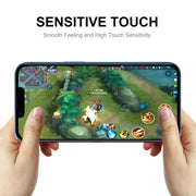 For iPhone 16e / 14 / 13 / 13 Pro 5pcs ENKAY 6D Full Glue Tempered Glass Full Film