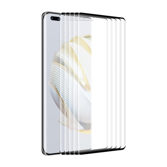 5 PCS For Huawei Nova 10 Pro ENKAY 3D Heat Bending Tempered Glass Film