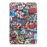 For Amazon Fire 7 12th 2022 JSM Smart Leather Tablet Case(Graffiti)