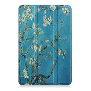 For Amazon Fire 7 12th 2022 JSM Smart Leather Tablet Case(Apricot Flower)