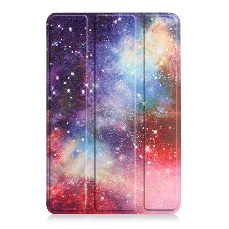 For Amazon Fire 7 12th 2022 JSM Smart Leather Tablet Case(Galaxy)