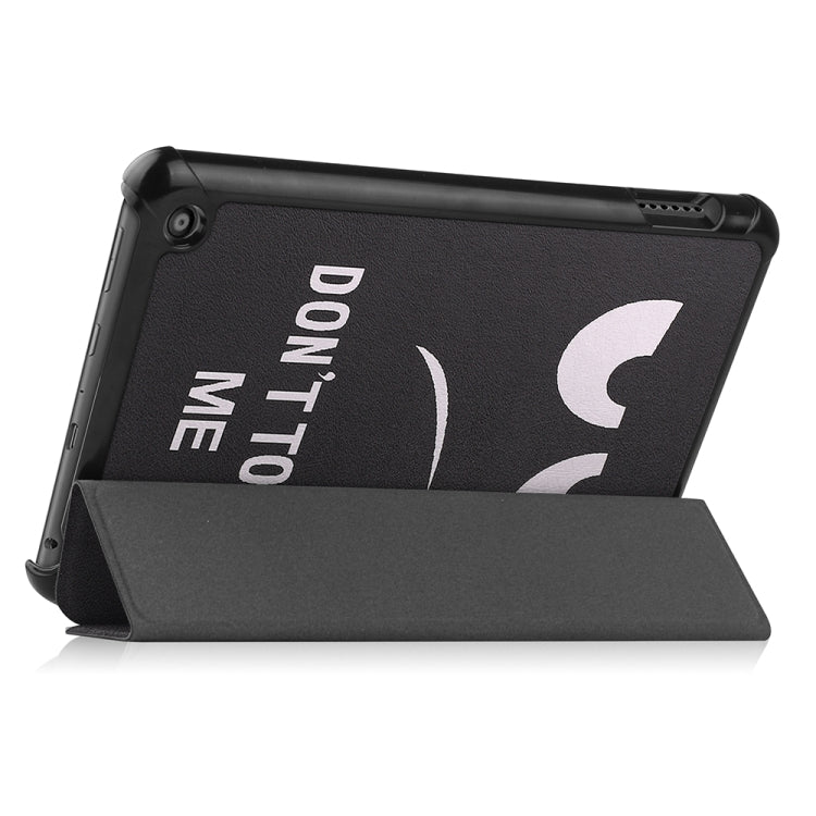 For Amazon Fire 7 12th 2022 JSM Smart Leather Tablet Case(Big Eye)