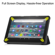 For Amazon Fire 7 12th 2022 JSM Smart Leather Tablet Case(Big Eye)