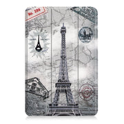 For Amazon Fire 7 12th 2022 JSM Smart Leather Tablet Case(Retro tower)