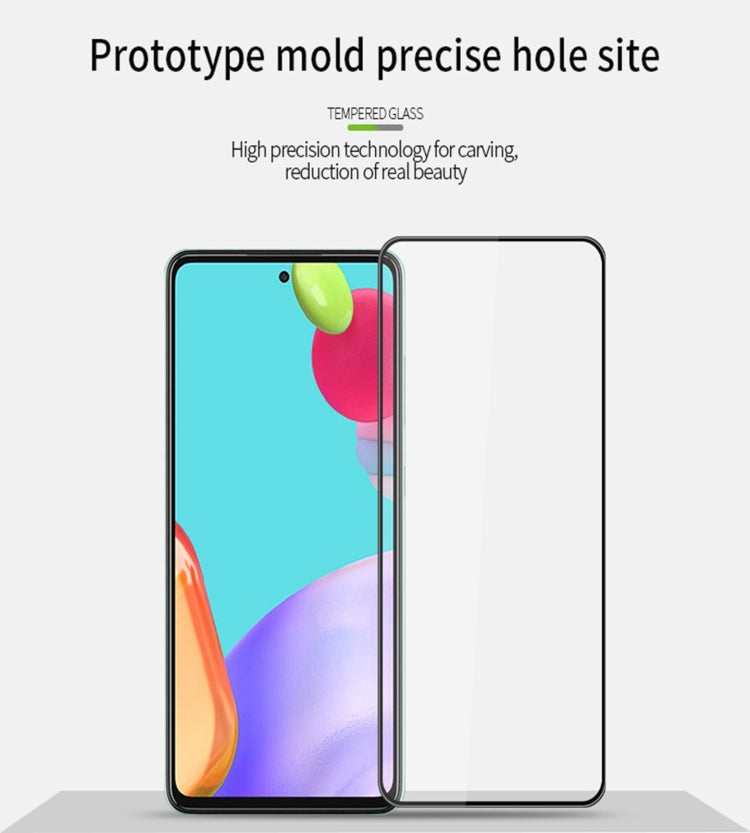 For Samsung Galaxy Z Fold4 MOFI 9H 3D Explosion-proof Tempered Glass Film(Black)