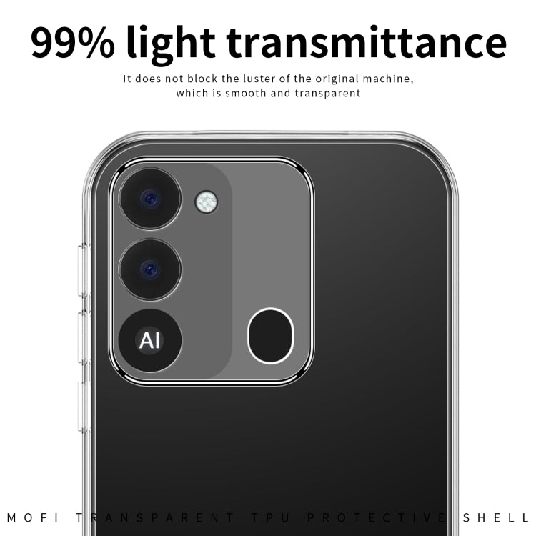 For Tecno Spark GO 2022 MOFI Ming Series Ultra-thin TPU Phone Case(Transparent)