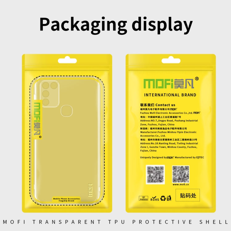 For Tecno Spark GO 2022 MOFI Ming Series Ultra-thin TPU Phone Case(Transparent)