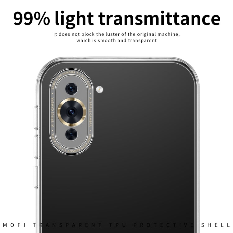 For Huawei Nova 10 Pro MOFI Ming Series Ultra-thin TPU Phone Case(Transparent)