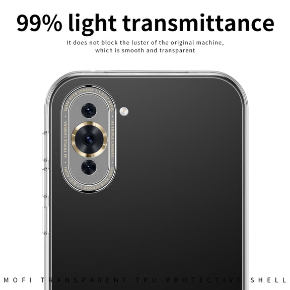 For Huawei Nova 10 Pro MOFI Ming Series Ultra-thin TPU Phone Case(Transparent)