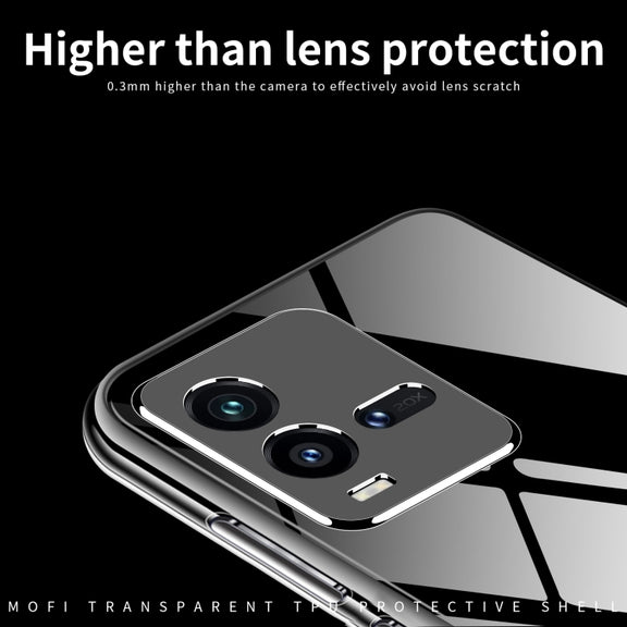 For vivo iQOO 10 MOFI Ming Series Ultra-thin TPU Phone Case(Transparent)