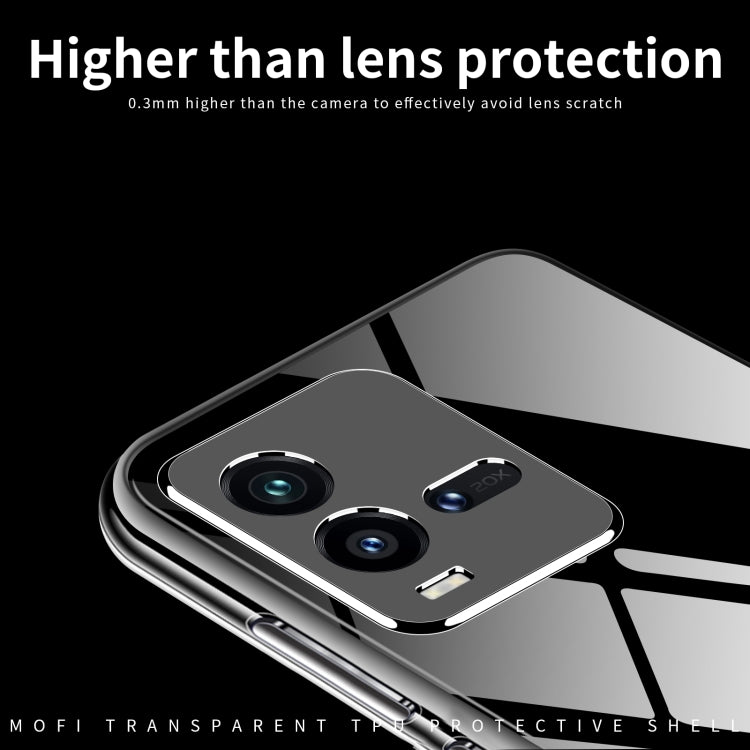 For vivo iQOO 10 MOFI Ming Series Ultra-thin TPU Phone Case(Transparent)