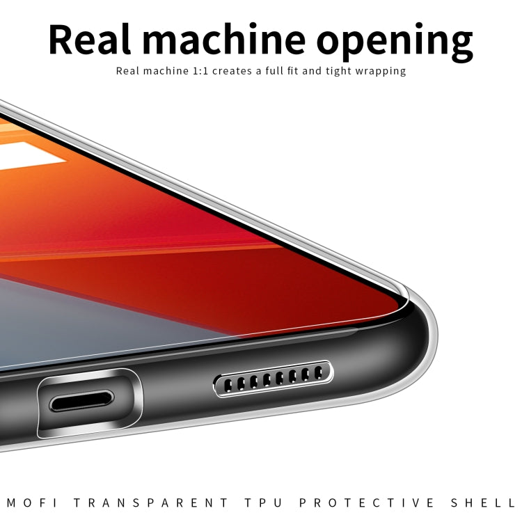 For vivo iQOO 10 MOFI Ming Series Ultra-thin TPU Phone Case(Transparent)