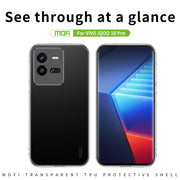 For vivo iQOO 10 Pro MOFI Ming Series Ultra-thin TPU Phone Case(Transparent)