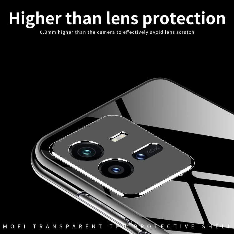 For vivo iQOO 10 Pro MOFI Ming Series Ultra-thin TPU Phone Case(Transparent)