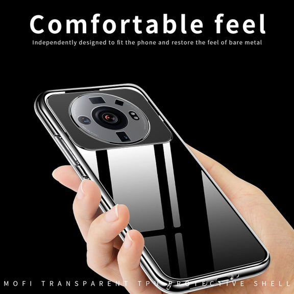 For Xiaomi 12S Ultra MOFI Ming Series Ultra-thin TPU Phone Case(Transparent)