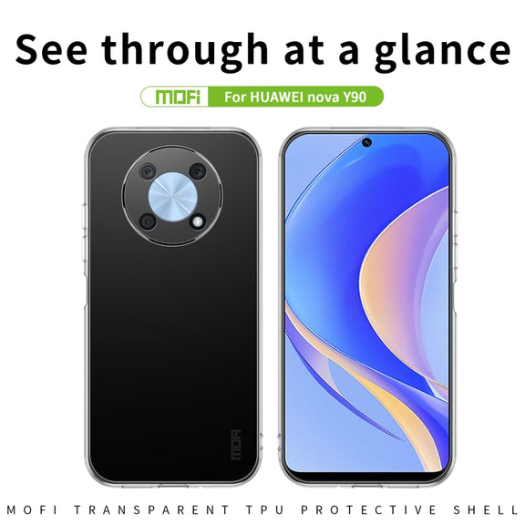 For Huawei nova Y90 / Enjoy 50 Pro MOFI Ming Series Ultra-thin TPU Phone Case(Transparent)