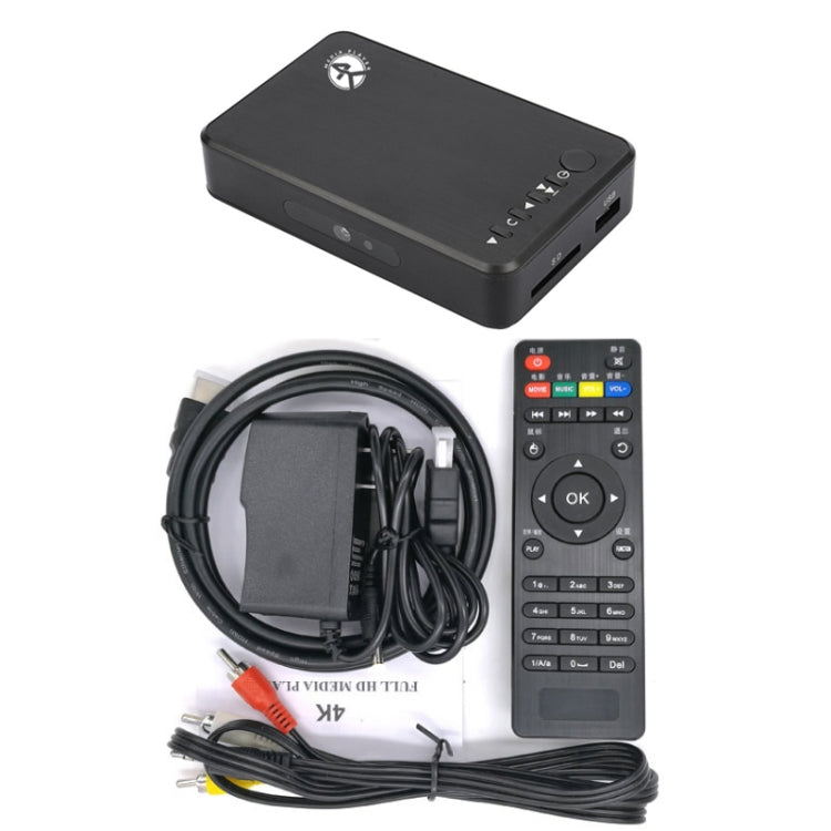 X16 4K Media Player Horizontal And Vertical Screen Video Advertising AD Player, Auto Looping Playback(US Plug)