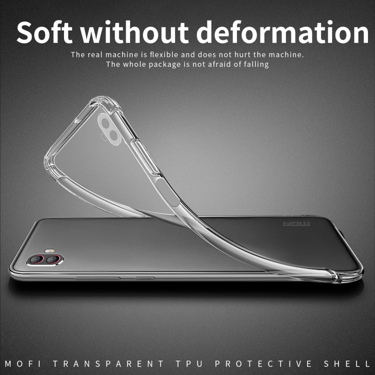 For Samsung Galaxy Xcover6 Pro MOFI Ming Series Ultra-thin TPU Phone Case(Transparent)