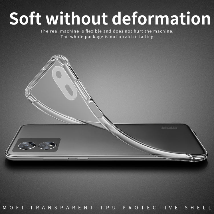 For OPPO A97 5G MOFI Ming Series Ultra-thin TPU Phone Case(Transparent)