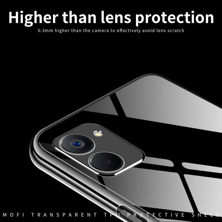 For Realme V20 5G MOFI Ming Series Ultra-thin TPU Phone Case(Transparent)