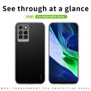 For vivo T2X MOFI Ming Series Ultra-thin TPU Phone Case(Transparent)
