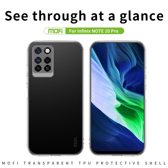 For vivo T2X MOFI Ming Series Ultra-thin TPU Phone Case(Transparent)