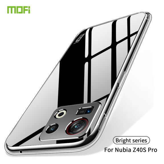 For ZTE Nubia Z40S Pro MOFI Ming Series Ultra-thin TPU Phone Case(Transparent)