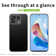 For ZTE Nubia Z40S Pro MOFI Ming Series Ultra-thin TPU Phone Case(Transparent)