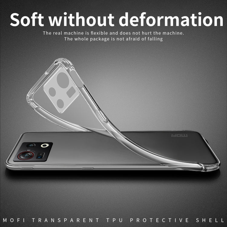 For ZTE Nubia Z40S Pro MOFI Ming Series Ultra-thin TPU Phone Case(Transparent)