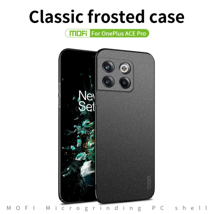 For OnePlus Ace Pro MOFI Frosted PC Ultra-thin Hard Phone Case(Green)
