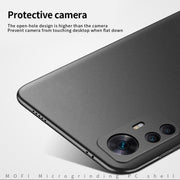 For Xiaomi 12T / 12T Pro / Redmi K50 Ultra MOFI Frosted PC Ultra-thin Hard Phone Case(Blue)