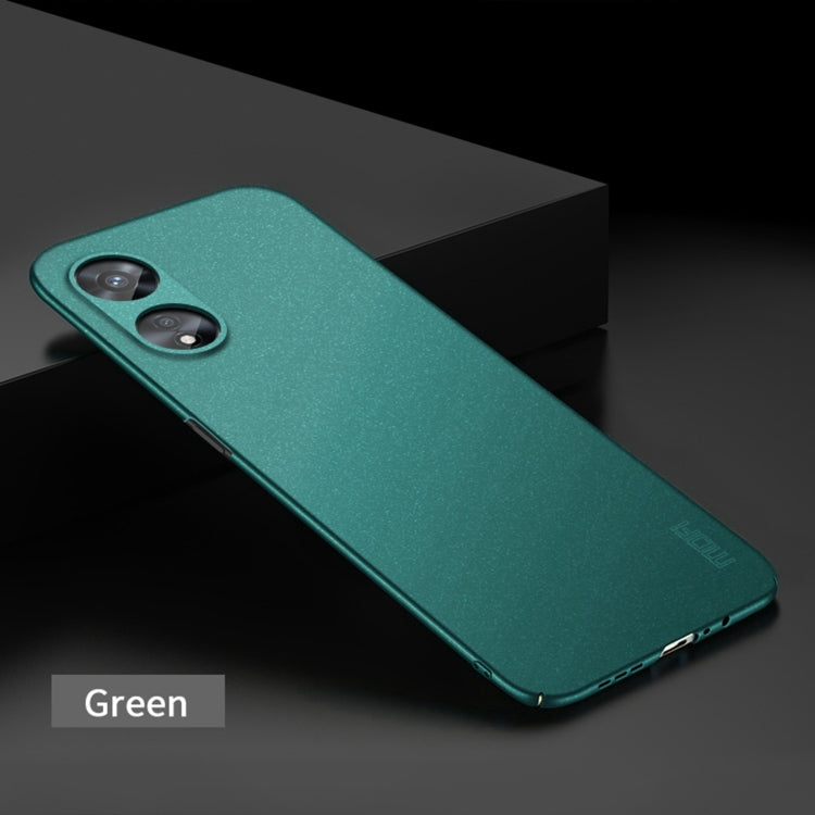 For OPPO A97 5G MOFI Frosted PC Ultra-thin Hard Phone Case(Green)