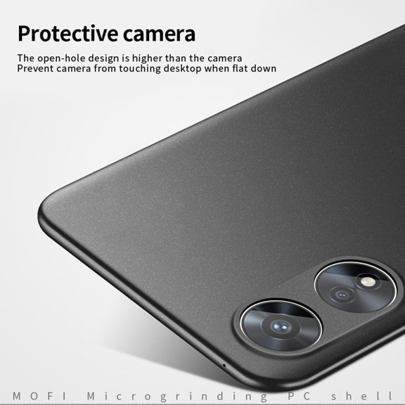 For OPPO A97 5G MOFI Frosted PC Ultra-thin Hard Phone Case(Red)