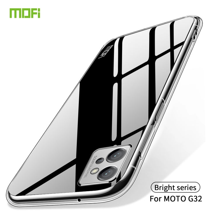 For Motorola Moto G32 MOFI Ming Series Ultra-thin TPU Phone Case(Transparent)