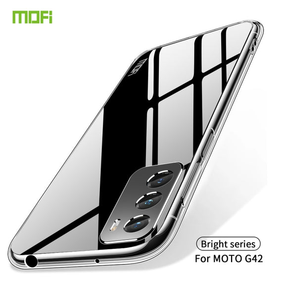 For Motorola Moto G42 MOFI Ming Series Ultra-thin TPU Phone Case(Transparent)