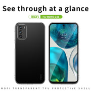 For Motorola Moto G42 MOFI Ming Series Ultra-thin TPU Phone Case(Transparent)