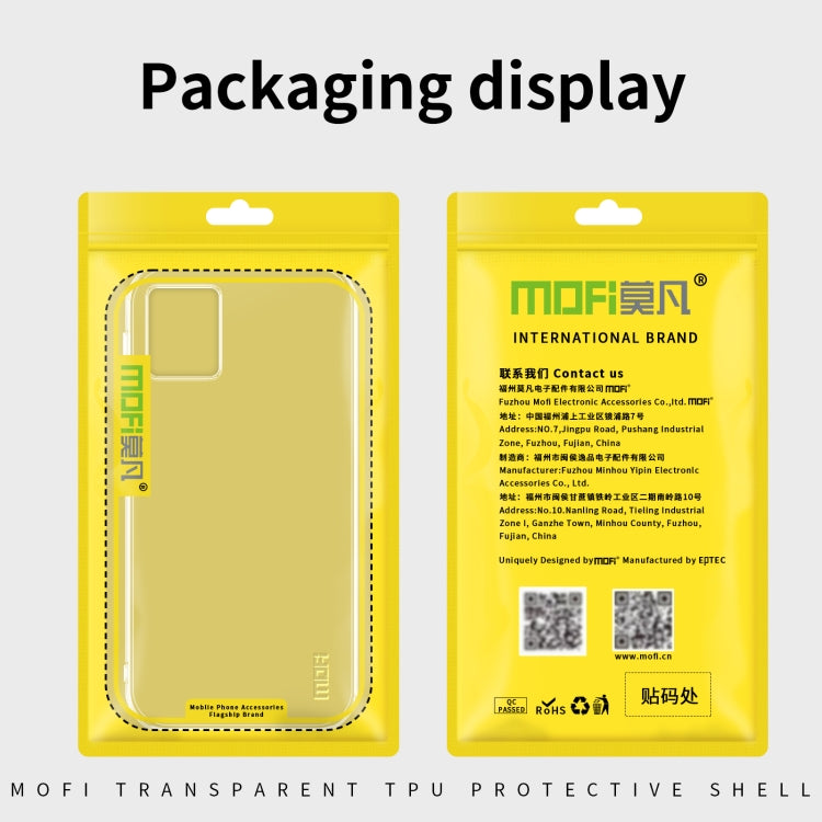 For Motorola Moto G42 MOFI Ming Series Ultra-thin TPU Phone Case(Transparent)