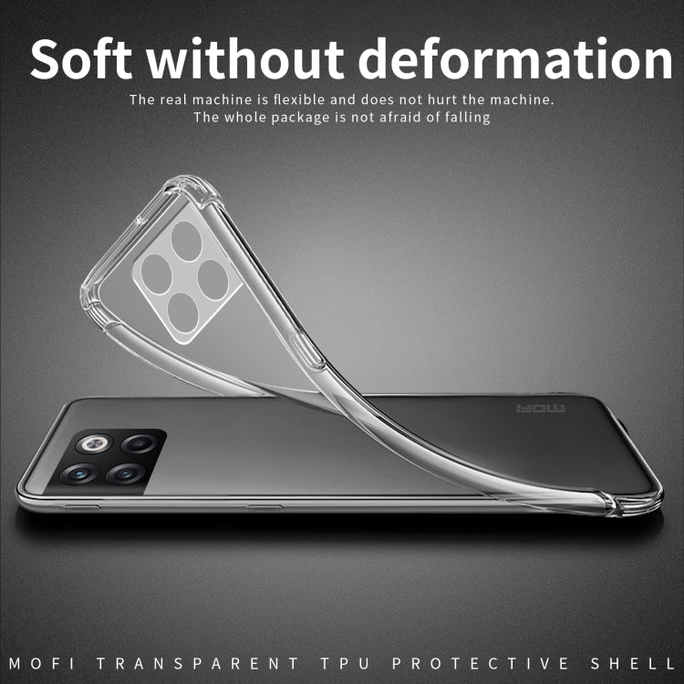 For OnePlus 10T / Ace Pro MOFI Ming Series Ultra-thin TPU Phone Case(Transparent)