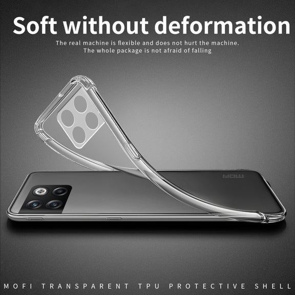 For OnePlus 10T / Ace Pro MOFI Ming Series Ultra-thin TPU Phone Case(Transparent)