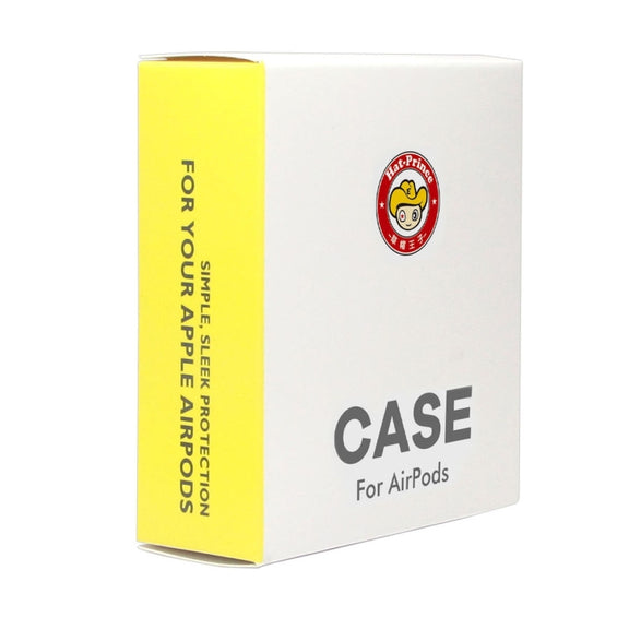 For Apple AirPods Pro 2 2022 ENKAY Thickened Silicone Protective Case with Keychain(Yellow)