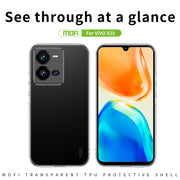 For vivo V25 MOFI Ming Series Ultra-thin TPU Phone Case(Transparent)