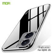 For vivo iQOO Z6 MOFI Ming Series Ultra-thin TPU Phone Case(Transparent)