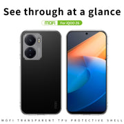 For vivo iQOO Z6 MOFI Ming Series Ultra-thin TPU Phone Case(Transparent)