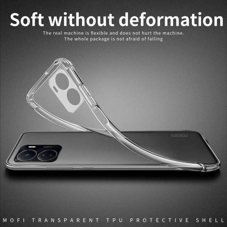 For vivo iQOO Z6 MOFI Ming Series Ultra-thin TPU Phone Case(Transparent)