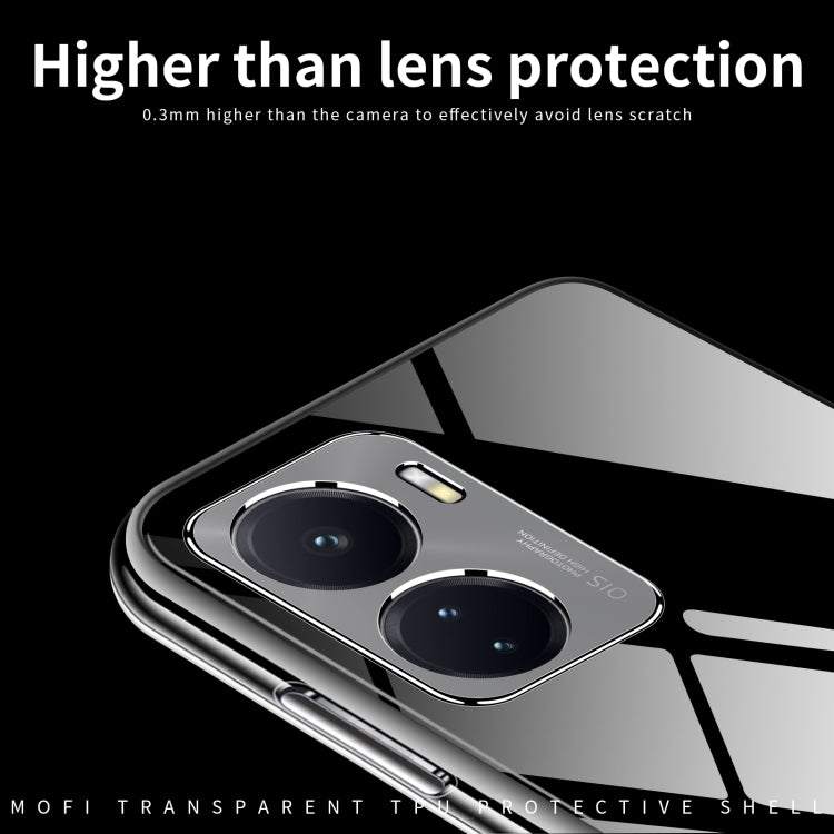 For vivo iQOO Z6 MOFI Ming Series Ultra-thin TPU Phone Case(Transparent)