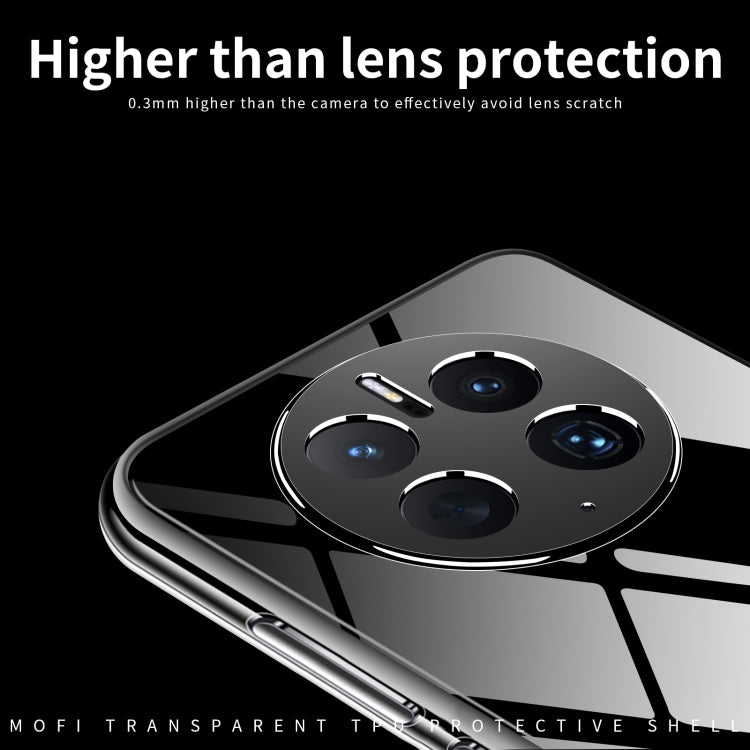For Huawei Mate 50 Pro MOFI Ming Series Ultra-thin TPU Phone Case(Transparent)
