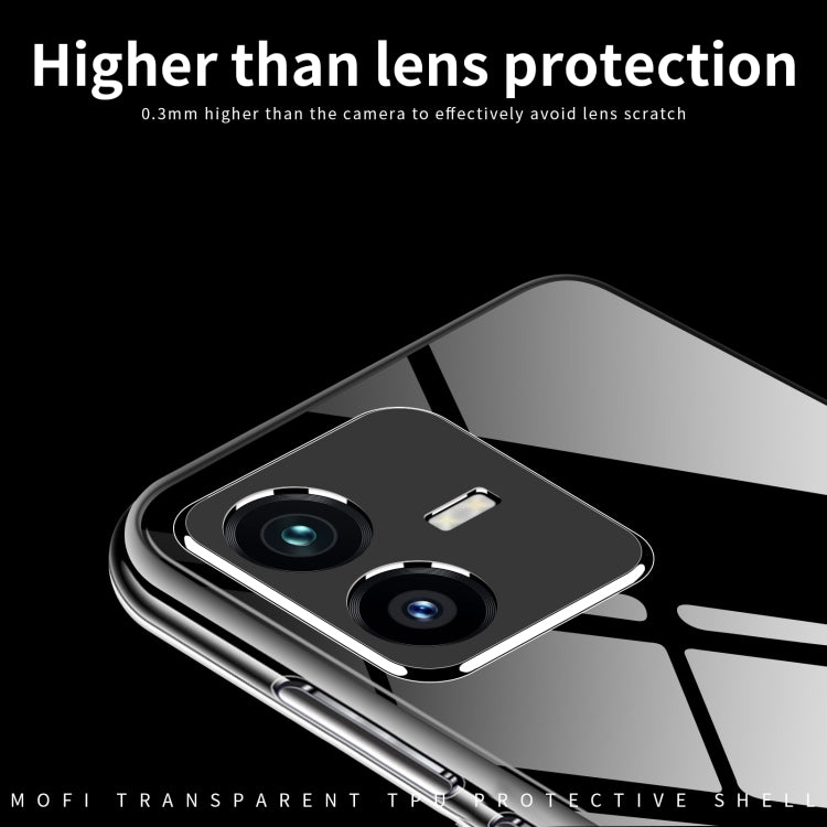 For vivo Y22 / Y22s MOFI Ming Series Ultra-thin TPU Phone Case(Transparent)